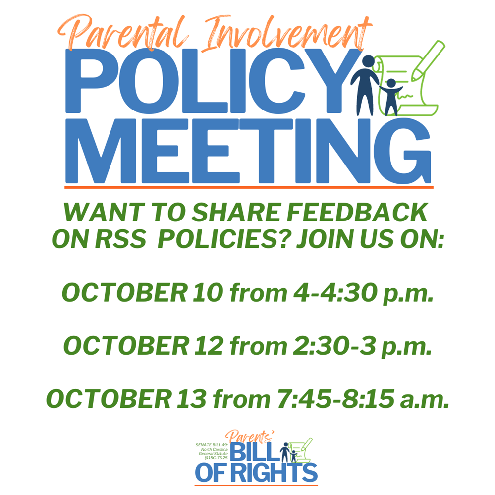  WANT TO SHARE FEEDBACK  ON RSS  POLICIES? JOIN US ON:  OCTOBER 10 from 4-4:30 p.m.  OCTOBER 12 from